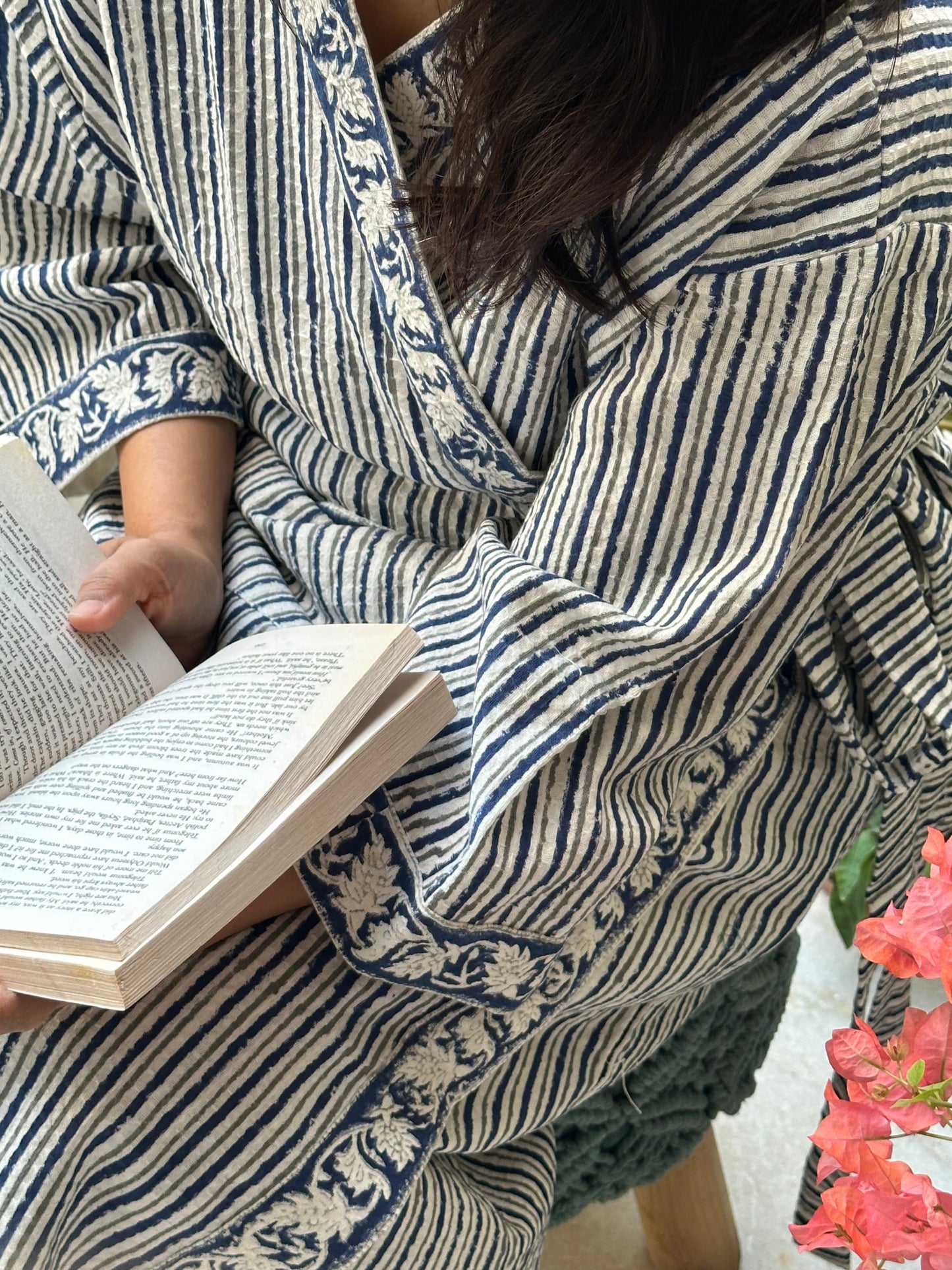 BLUE LINE BATHROBE