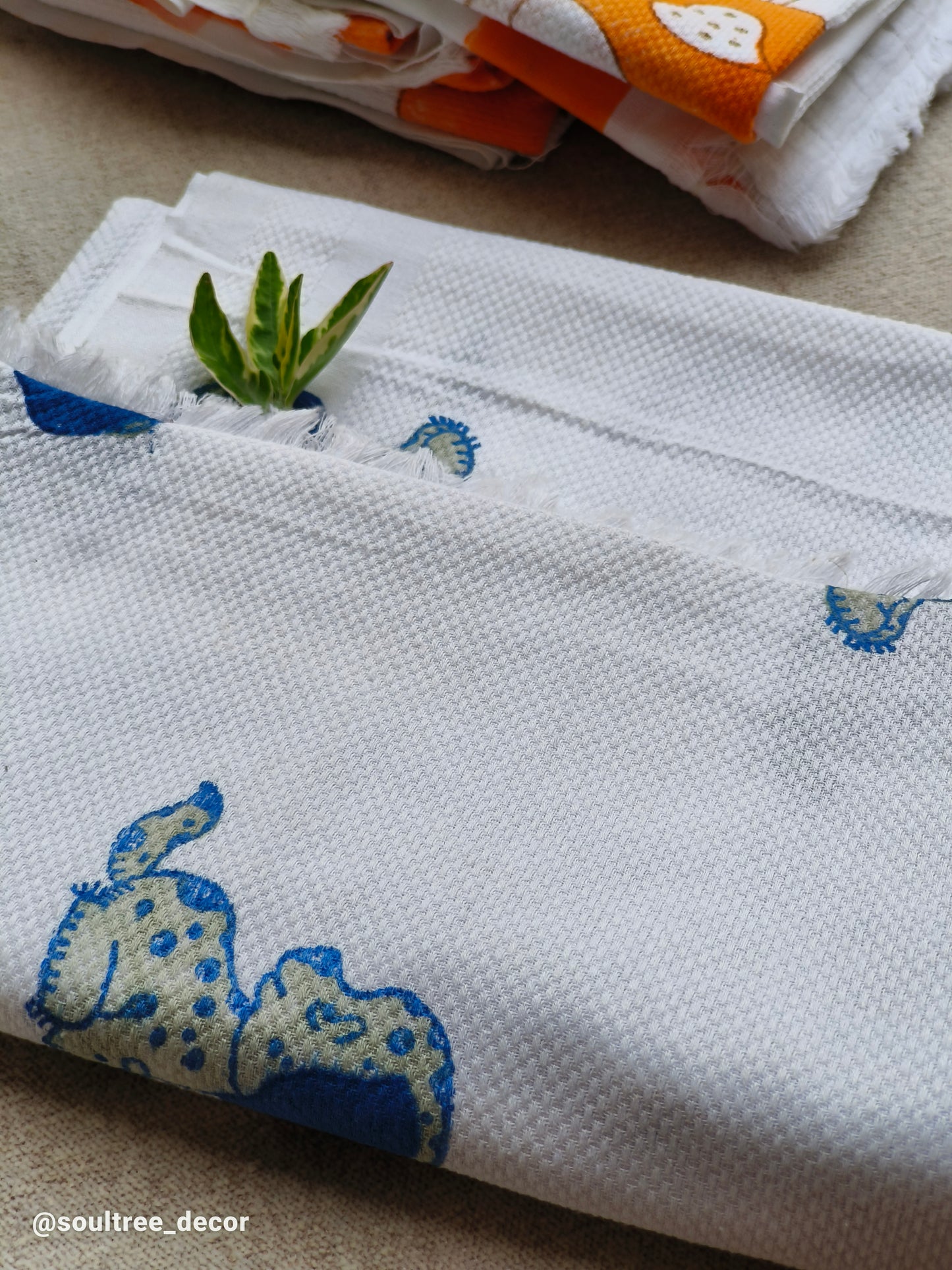 BLUE BUNNY TOWEL