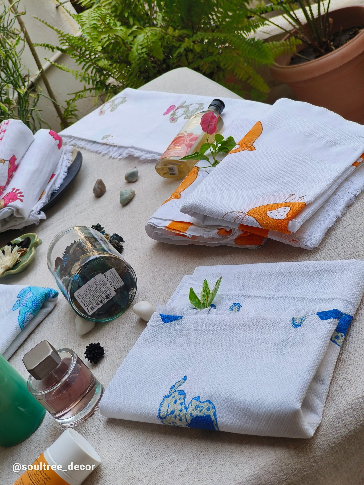 BLUE BUNNY TOWEL