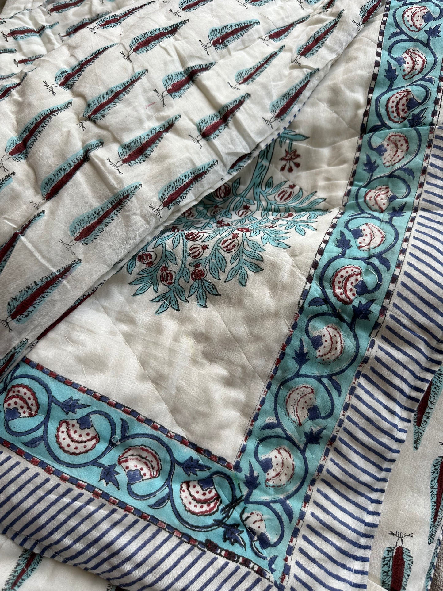 GULMOHER QUILT BLUE