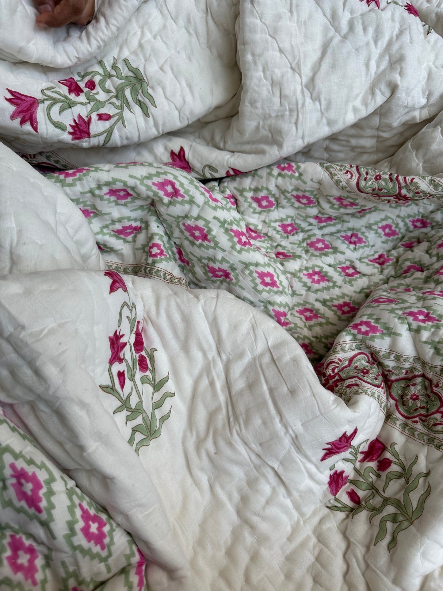 GULMOHER QUILT PINK