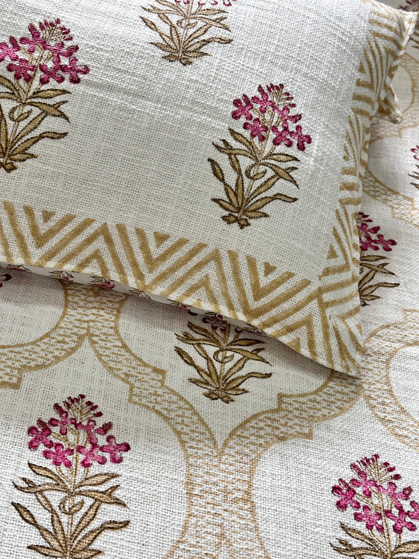 Bamboo Jute Bed Cover