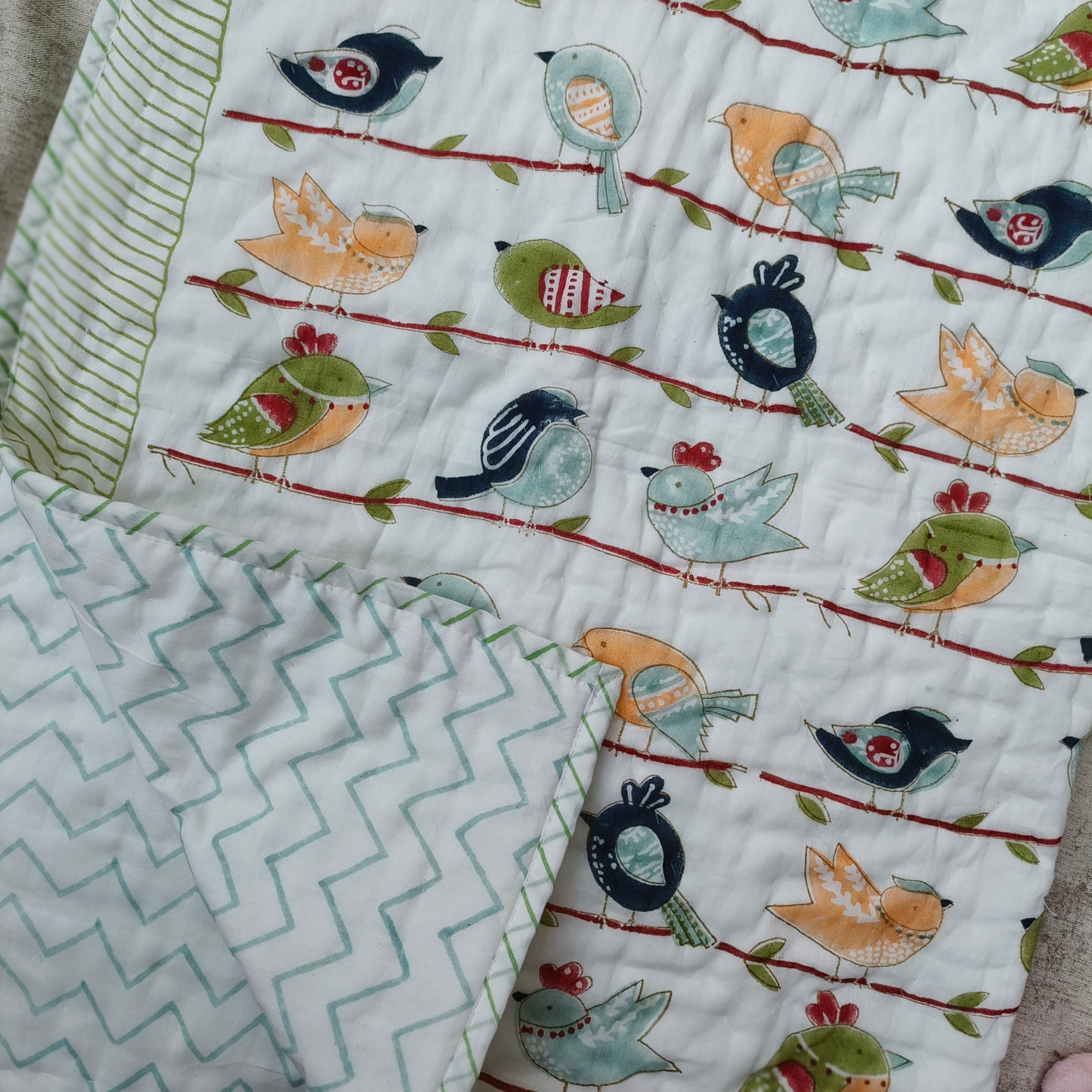 CUTE LITTLE BIRDIE BABY QUILT