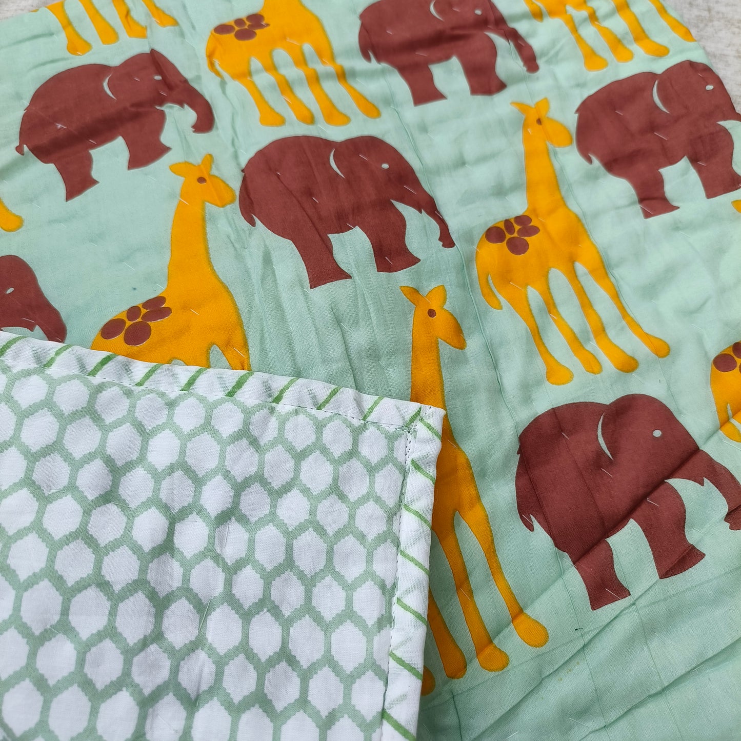 JUNGLE SAFARI BABY QUILT