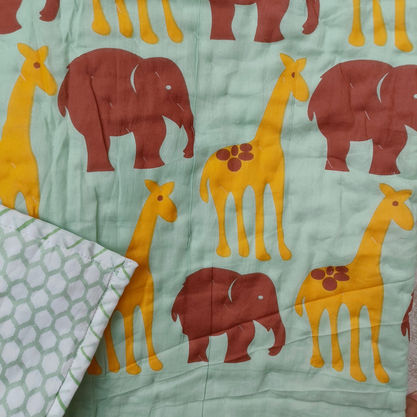 JUNGLE SAFARI BABY QUILT